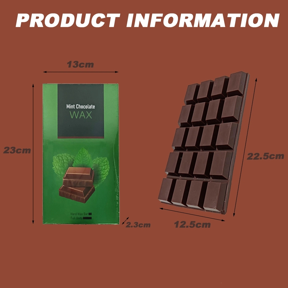 Wholesale Hot Factory Products Chocolate Hard Wax Block Depilatory Wax Hair Removal