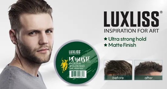 120g moda vendita calda facile stile di capelli colore opaco cera per capelli per uomo